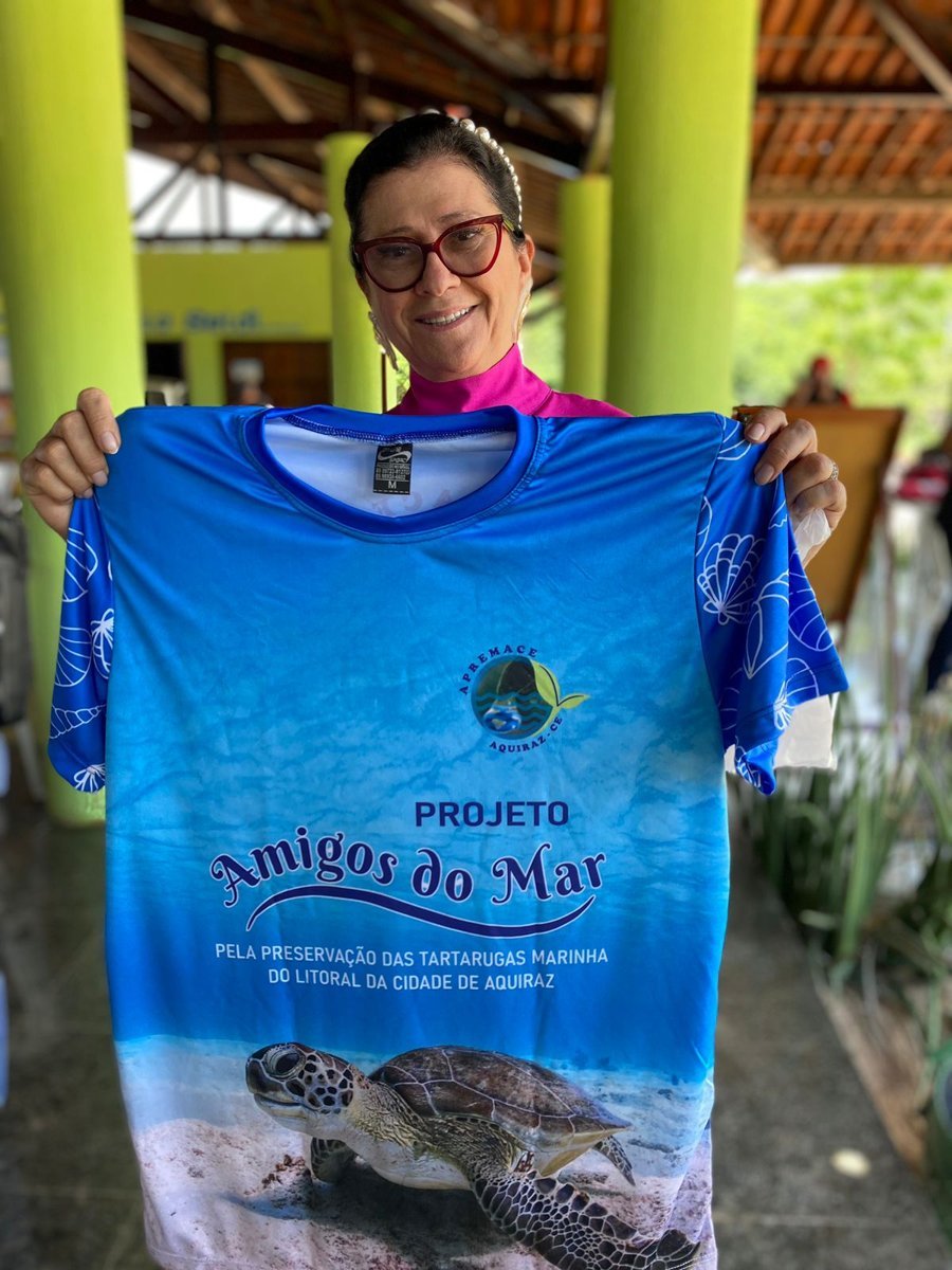 Camiseta oficial do Projeto Amigos do Mar